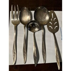 Nasco VASSAR Stainless Steel Flatware Japan 5 Serving Pieces